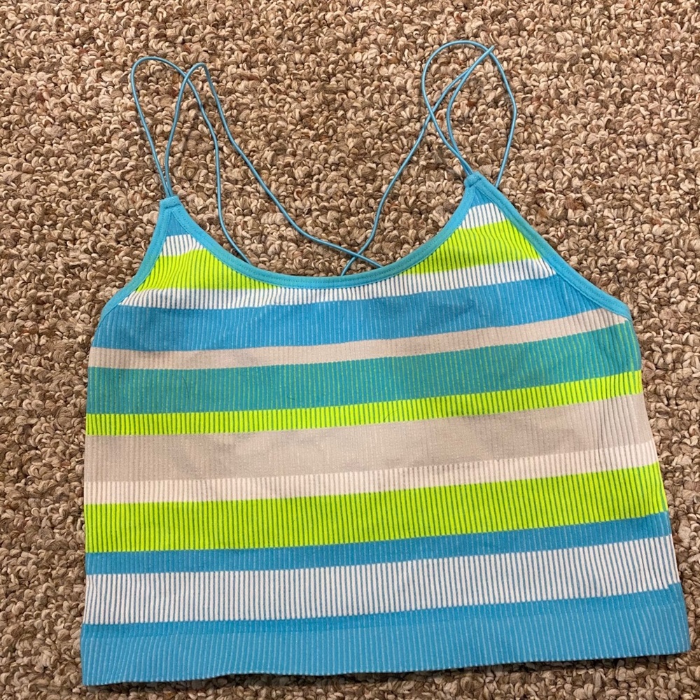 NEONE STRAPPY CROP TANK